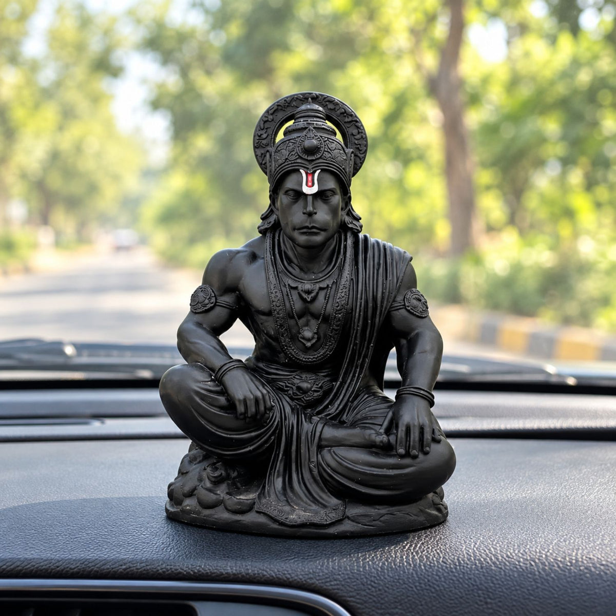 Divine Hanuman Ji Black Idol 3.5 Inch | Bajrangbali Murti