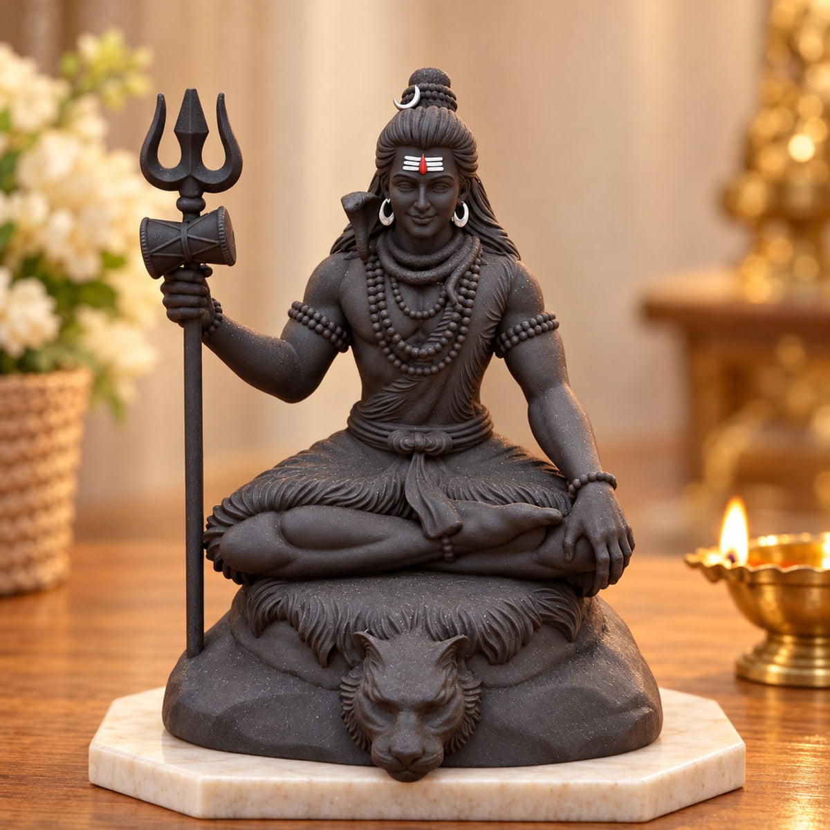 Lord Shiv Ji Black Idol 4 Inch | Mahadev Shiv Ji Murti