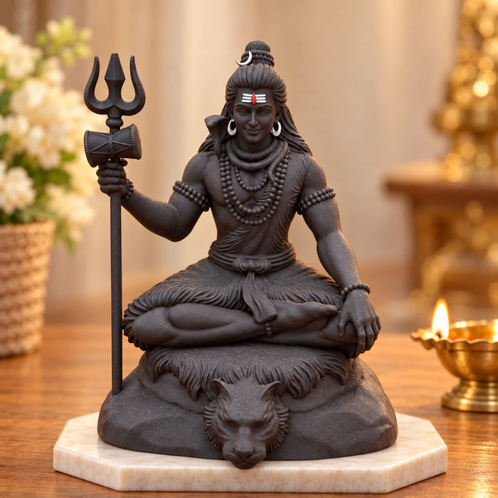 Lord Shiv Ji Black Idol 4 Inch | Mahadev Shiv Ji Murti