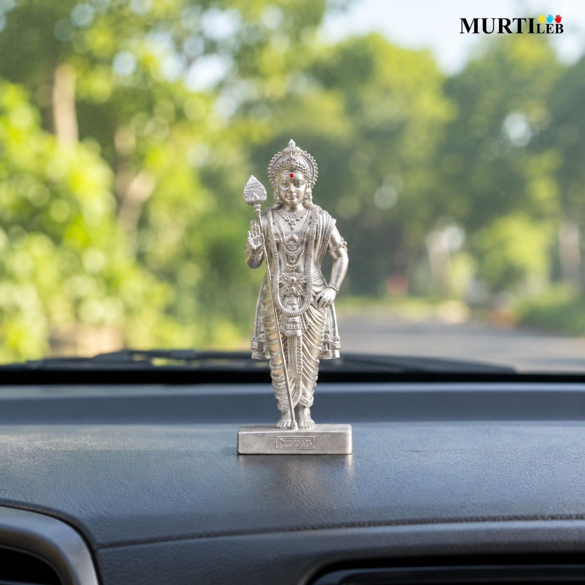 Lord Murugan Swamy Silver 7 Inch | Kartikeya Swamy Idol