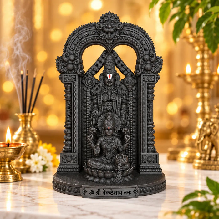 Lord Venkateswara & Mata Padmavathi 4" Idol