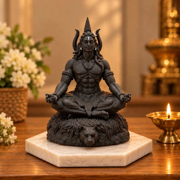 Mahayogi Shiva Murti 3.5 Inch Black