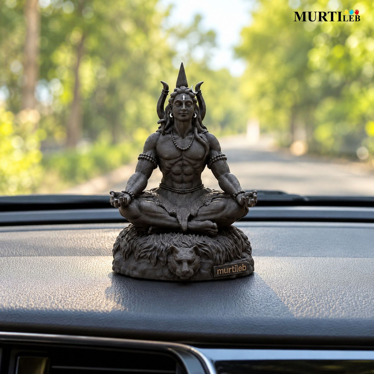 Mahayogi Shiva Murti 3.5 Inch Black