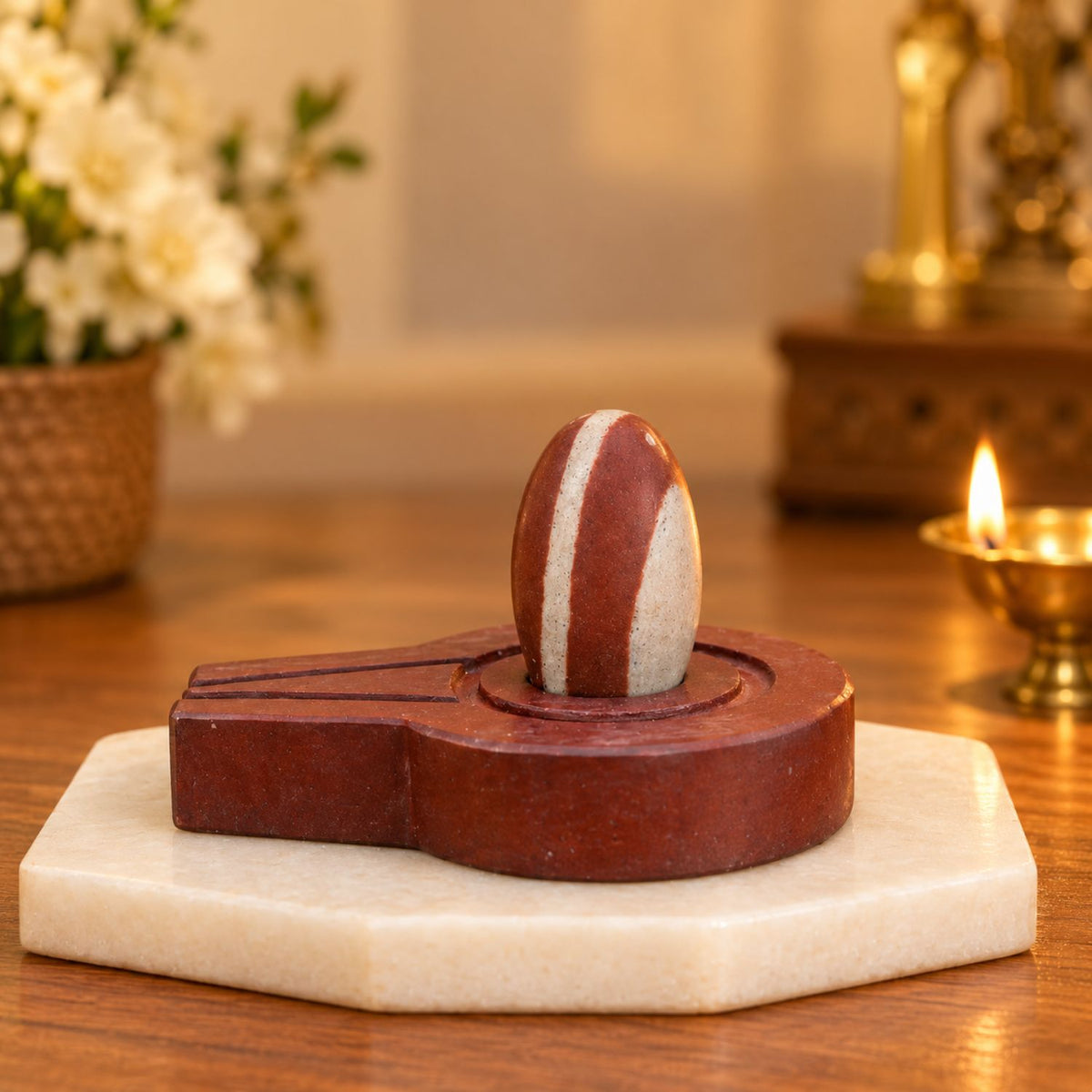 Narmadeshwar Shivalingam for Pooja 3 Inch | Lord Shiva Shivalingam for Devotional Worship