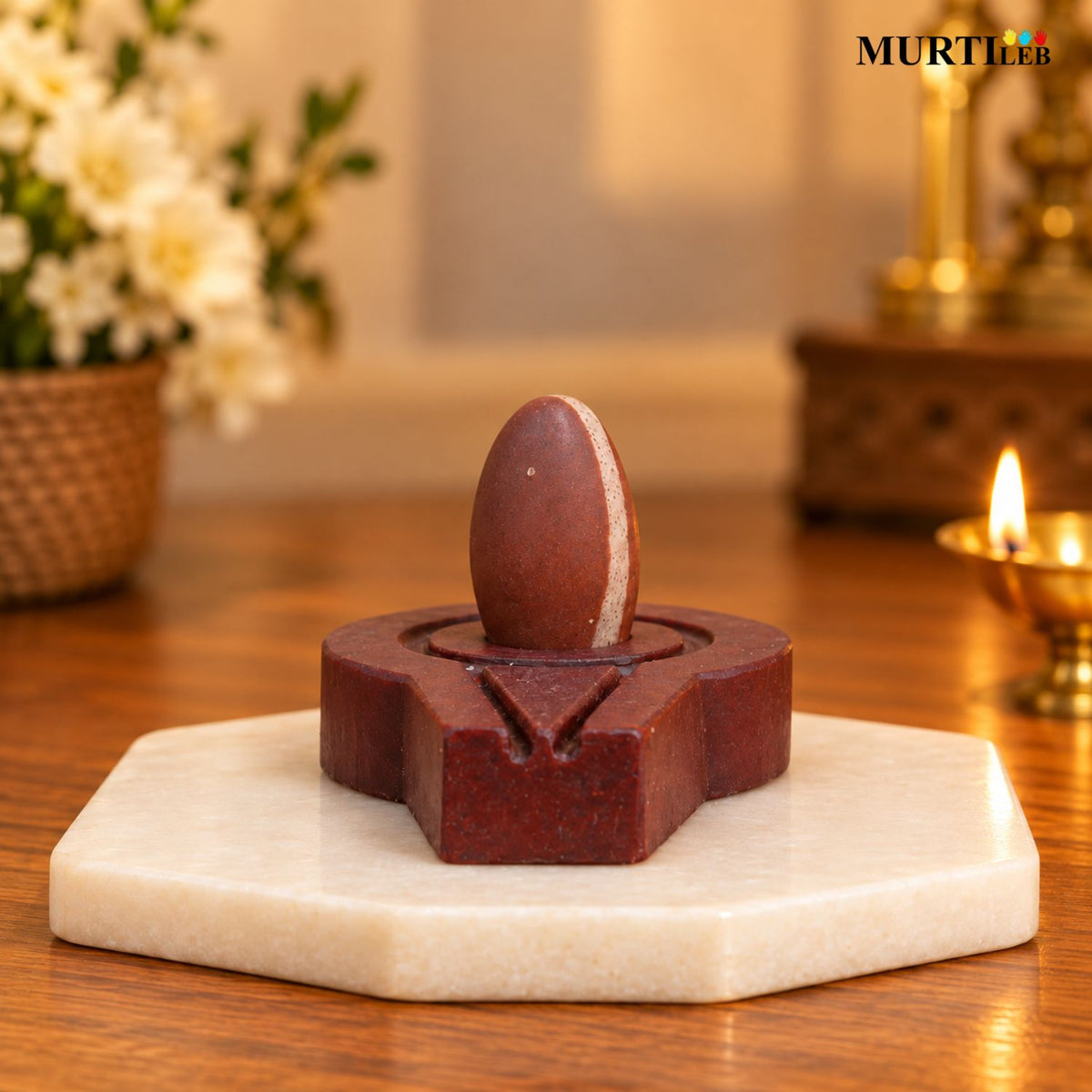 Narmadeshwar Shivalingam for Pooja 3 Inch | Lord Shiva Shivalingam for Devotional Worship