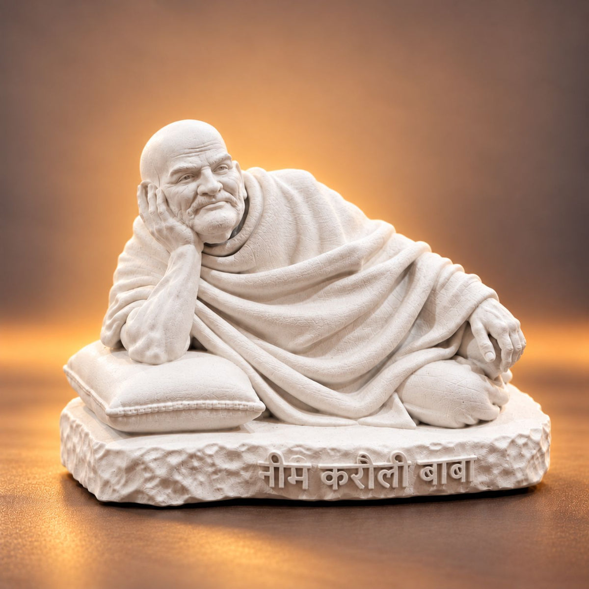 Neem Karoli Baba Idol – 4 Inch Best For Car Dashboard & Pooja Room