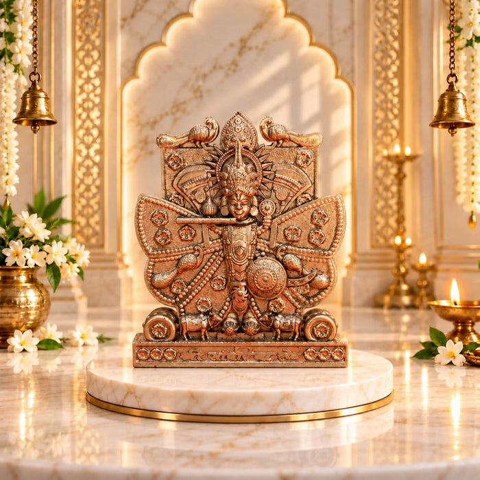 Shree Sanwariya Seth Golden Idol 3.5 Inch
