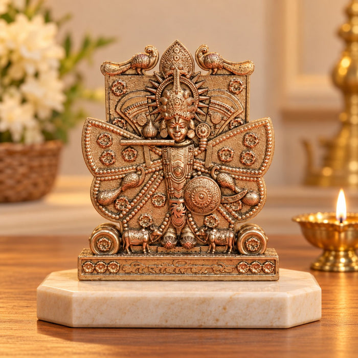 Shree Sanwariya Seth Golden Idol 3.5 Inch