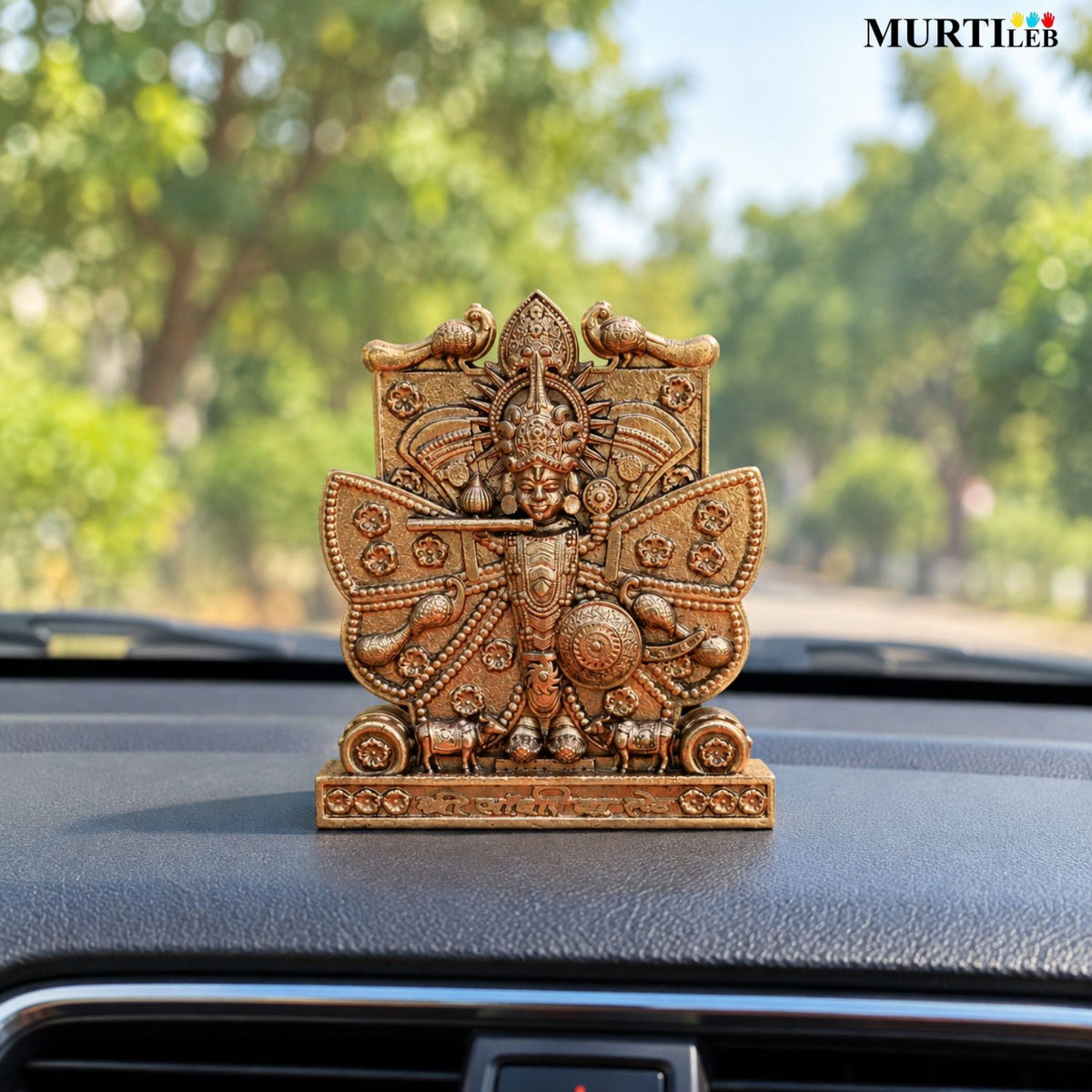Shree Sanwariya Seth Golden Idol 3.5 Inch
