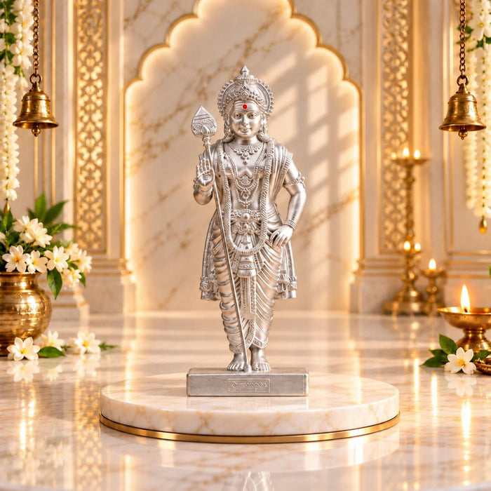Lord Murugan Swamy Silver | Kartikeya Swamy Idol